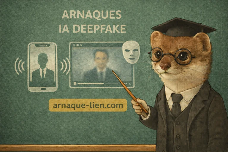 Arnaque deepfake IA