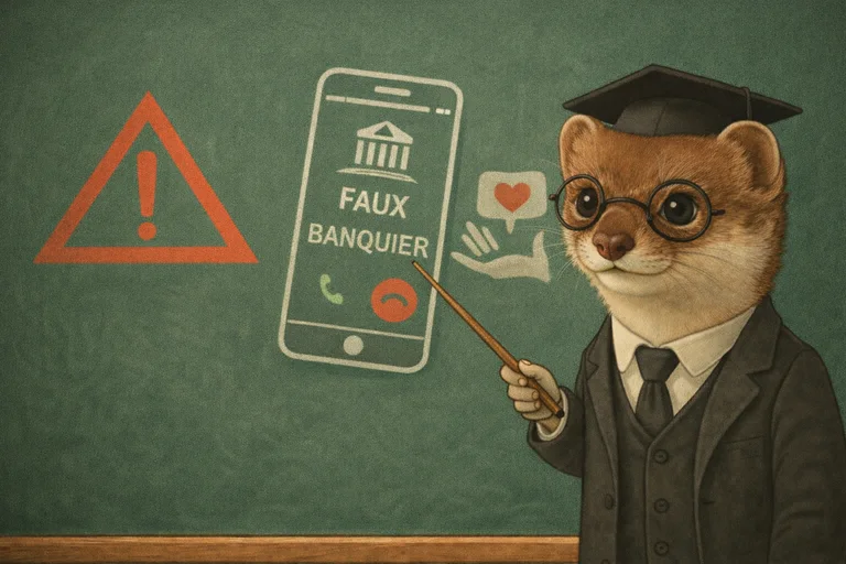 Arnaque au faux banquier