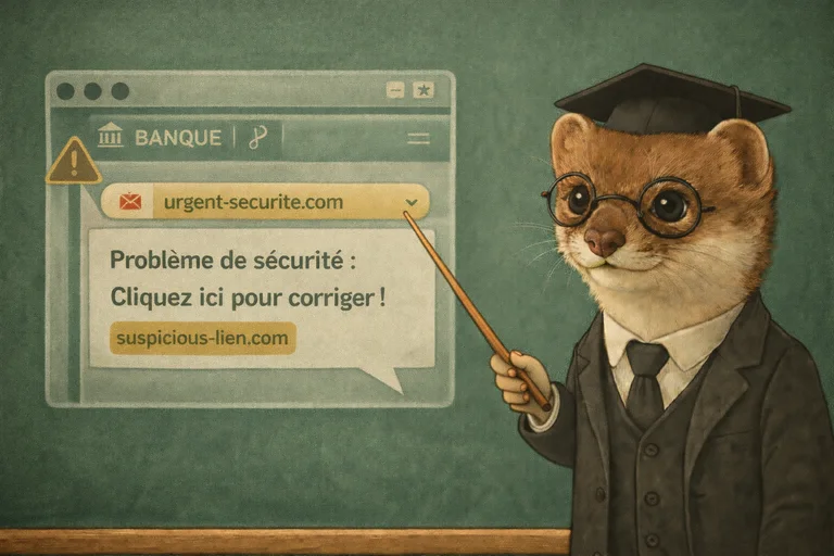 Arnaque au phishing web